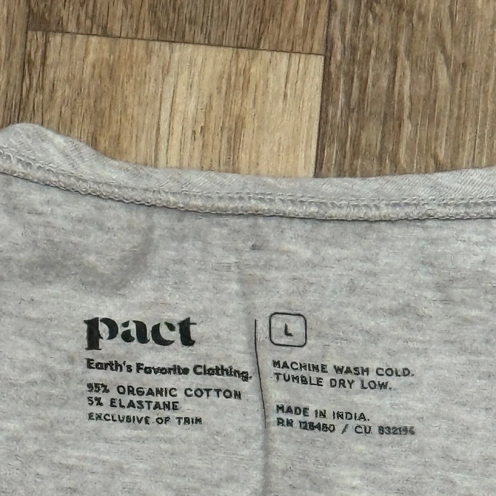 Pact Brown Scoop Neck Organic Cotton Tank Top - Picture 5 of 5